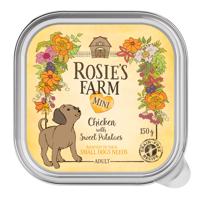 Rosie's Farm Mini gazdaságos csomag 24 x 150 g - Csirke & édesburgonya