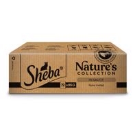 Sparpaket: 144x85g Sheba Nature's Collection Feine Vielfalt in Sauce Katzenfutter nass